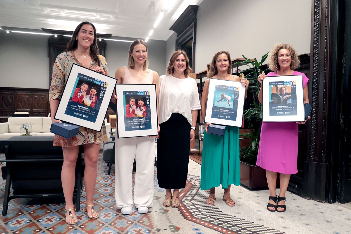 Recepción a las atletas olímpicas valencianas de Paris 2024